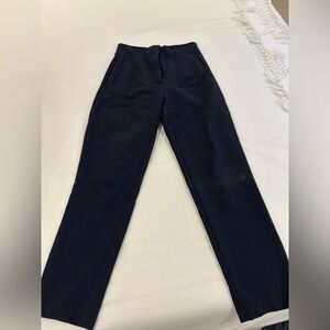Zara Women's Navy Straight Leg Pants